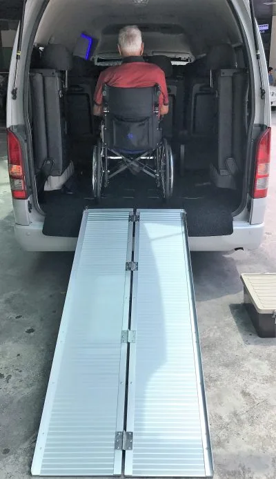 Minibus Wheelchair Back Load